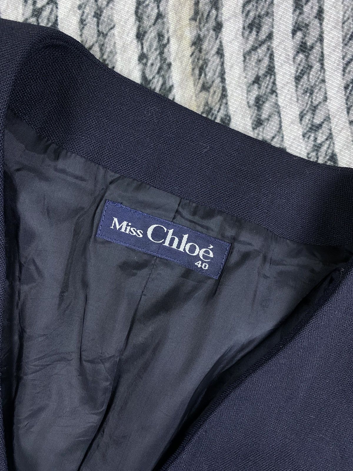 Chloe Vitg Miss Chloe’ Navy Color Double Breasted Jacket Size M / US 6-8 / IT 42-44 - 8 Thumbnail