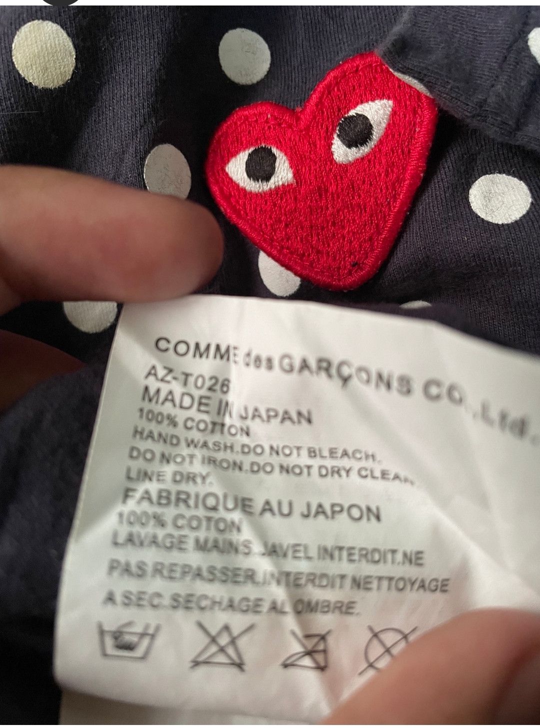 Comme des Garcons CDG COMME DES GARÇONS POLKA DOT LONG SLEEVE Size US M / EU 48-50 / 2 - 11 Thumbnail