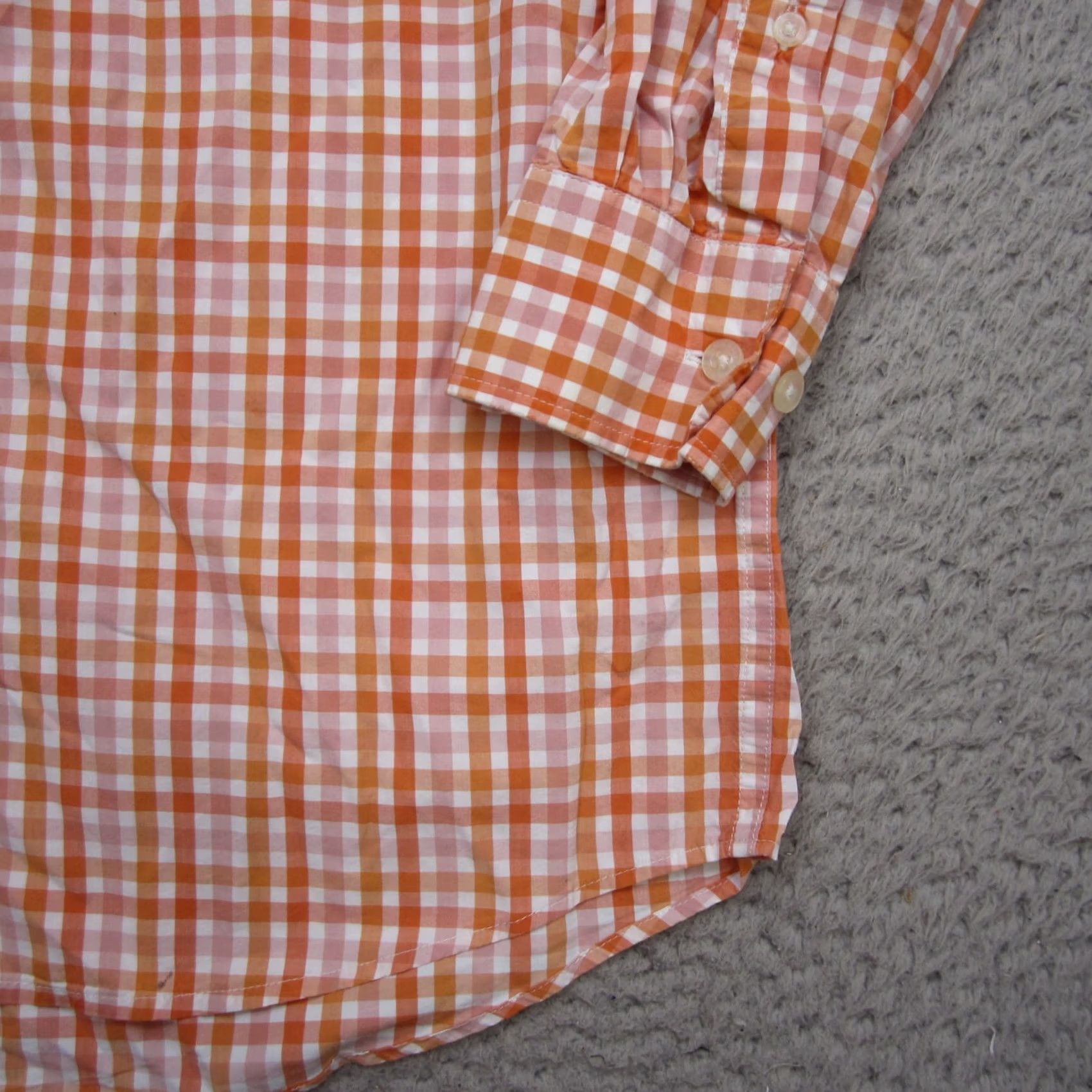 Pendleton Pendleton Shirt Mens S Orange Plaid Button Up Bridgeport Casual Outdoor Vintage Size US S / EU 44-46 / 1 - 3 Thumbnail