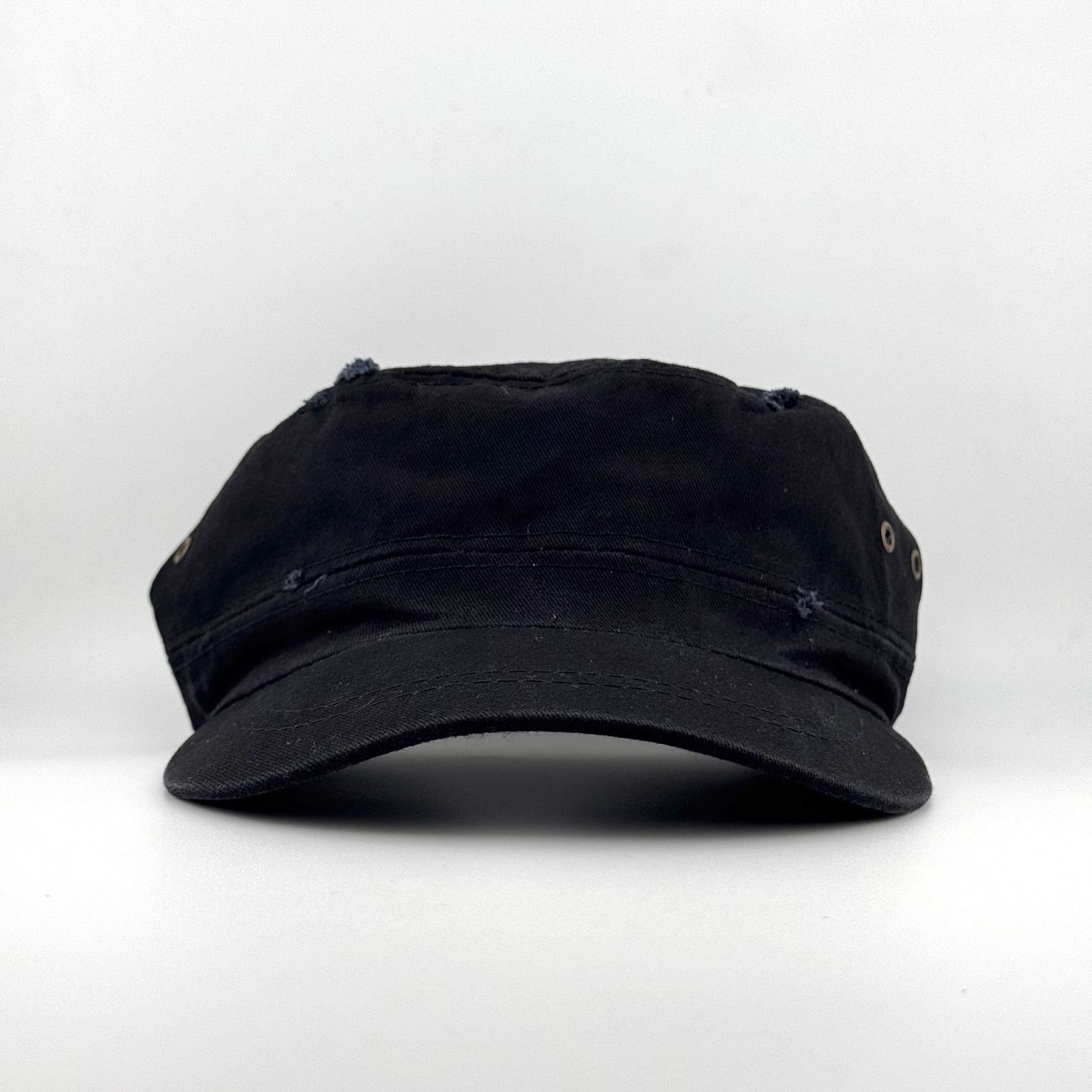 Japanese Brand Blank Distressed Military Vintage Hat Patrol Cadet Work Cap Size ONE SIZE - 1 Thumbnail