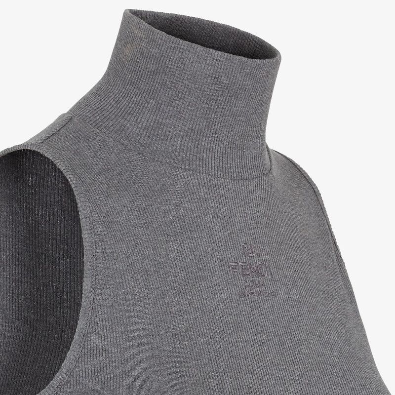 Fendi o1s1wg111225 Top in Dark Grey Size M / US 6-8 / IT 42-44 - 3 Thumbnail