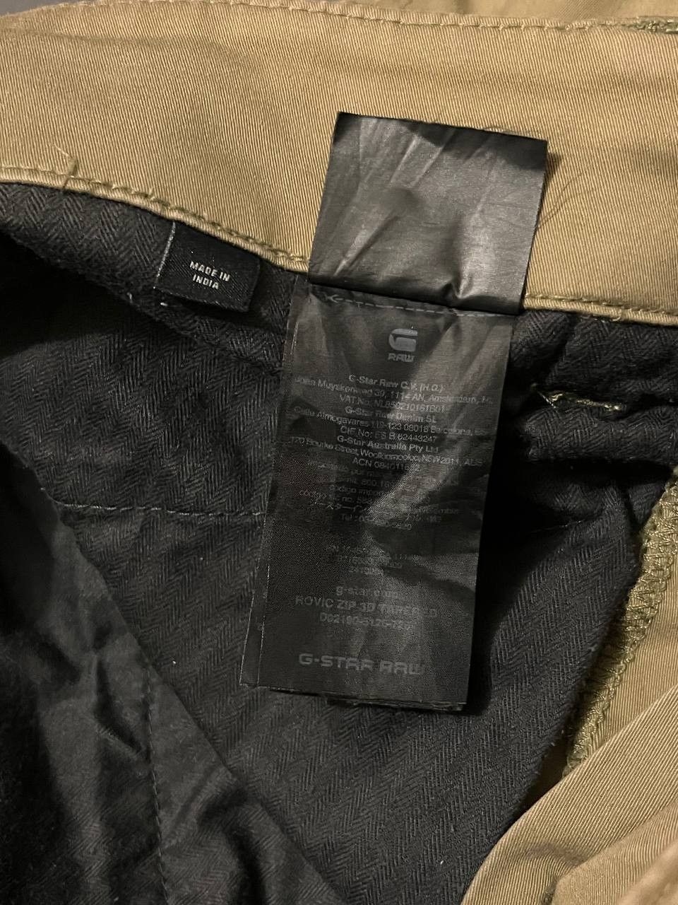 G-Star G-Star Rovic Zip 3D Straight Tapered Cargo pants 31x30 Size US 31 - 4 Thumbnail
