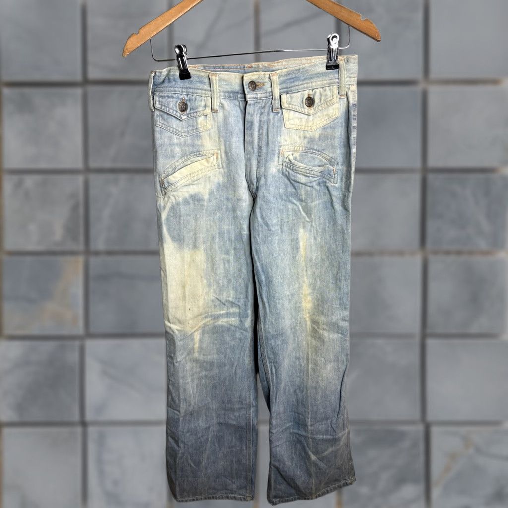 Faded Glory VTG 80's Faded Glory Jeans Womens 9 Light Wash Bootcut Flare Low Rise Denim Blue Cotton Blend Pockets 31 In Inseam Mens Womens Boys Girls Size 30" / US 8 / IT 44 - 1 Thumbnail