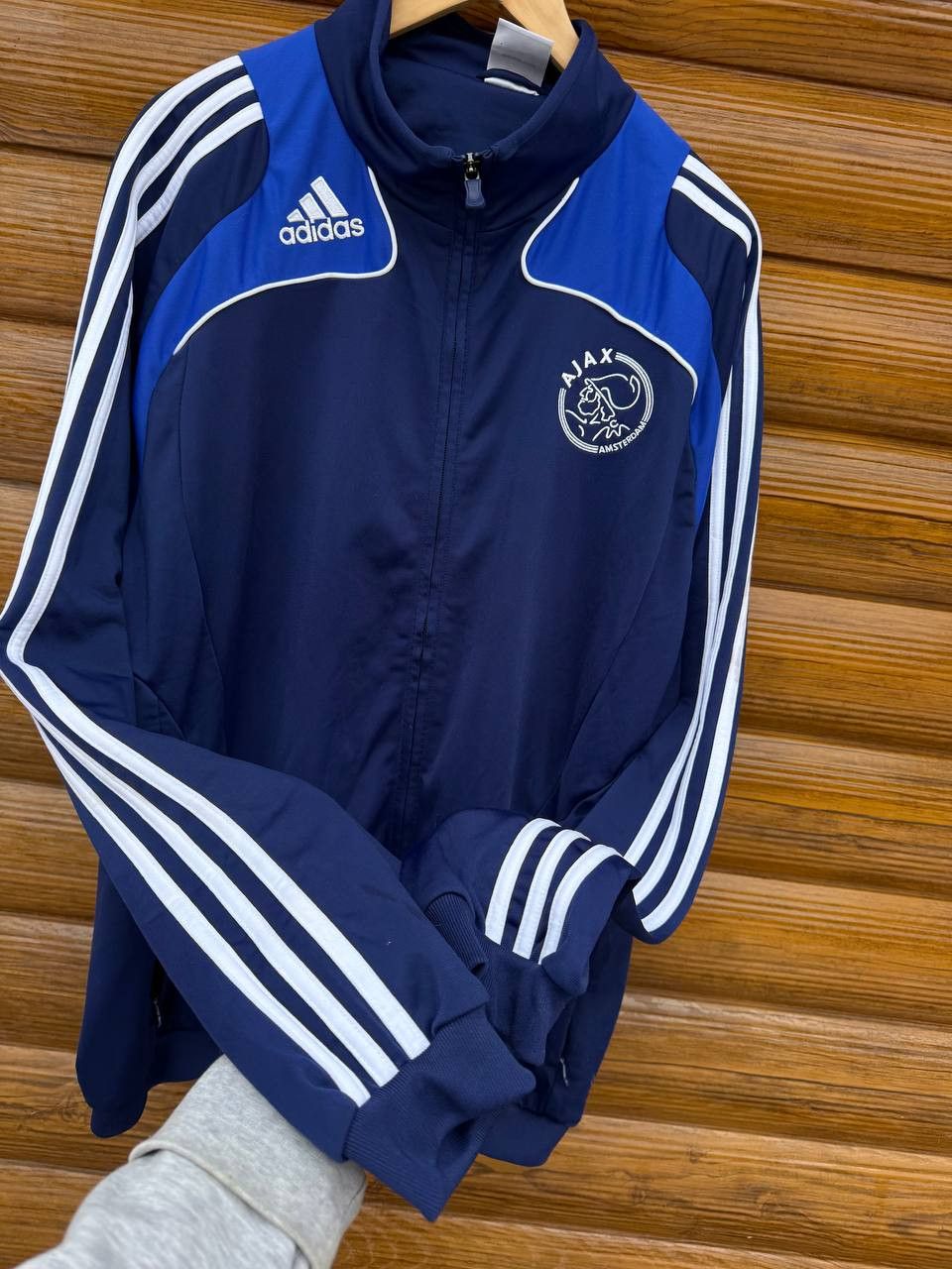 Adidas Vintage Adidas Ajax Amsterdam Football Jacket Soccer Size L Size US L / EU 52-54 / 3 - 4 Thumbnail