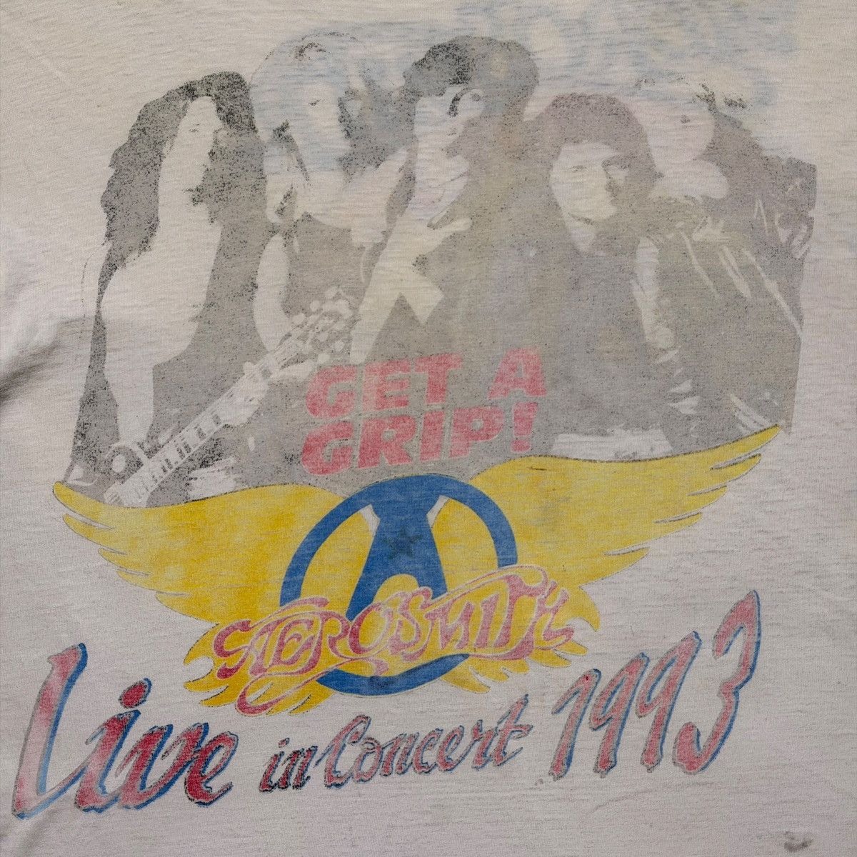 Vintage Aerosmith 1993 vintage get a grip tour tee Size US XL / EU 56 / 4 - 2 Thumbnail
