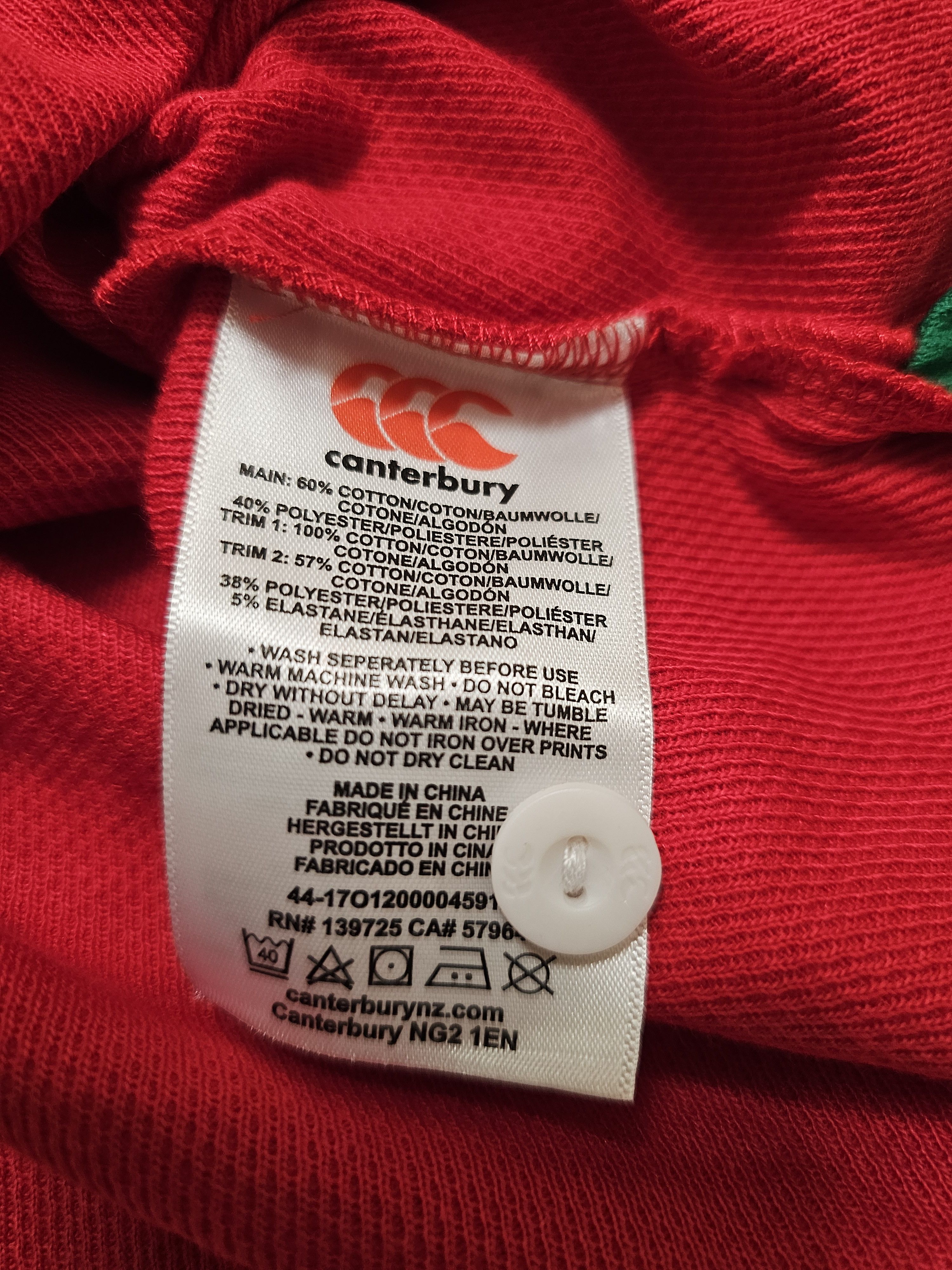 Canterbury of New Zealand BRITISH IRISH LIONS RUGBY JERSEY POLO UNION RUGBY JERSEY Size US L / EU 52-54 / 3 - 9 Thumbnail
