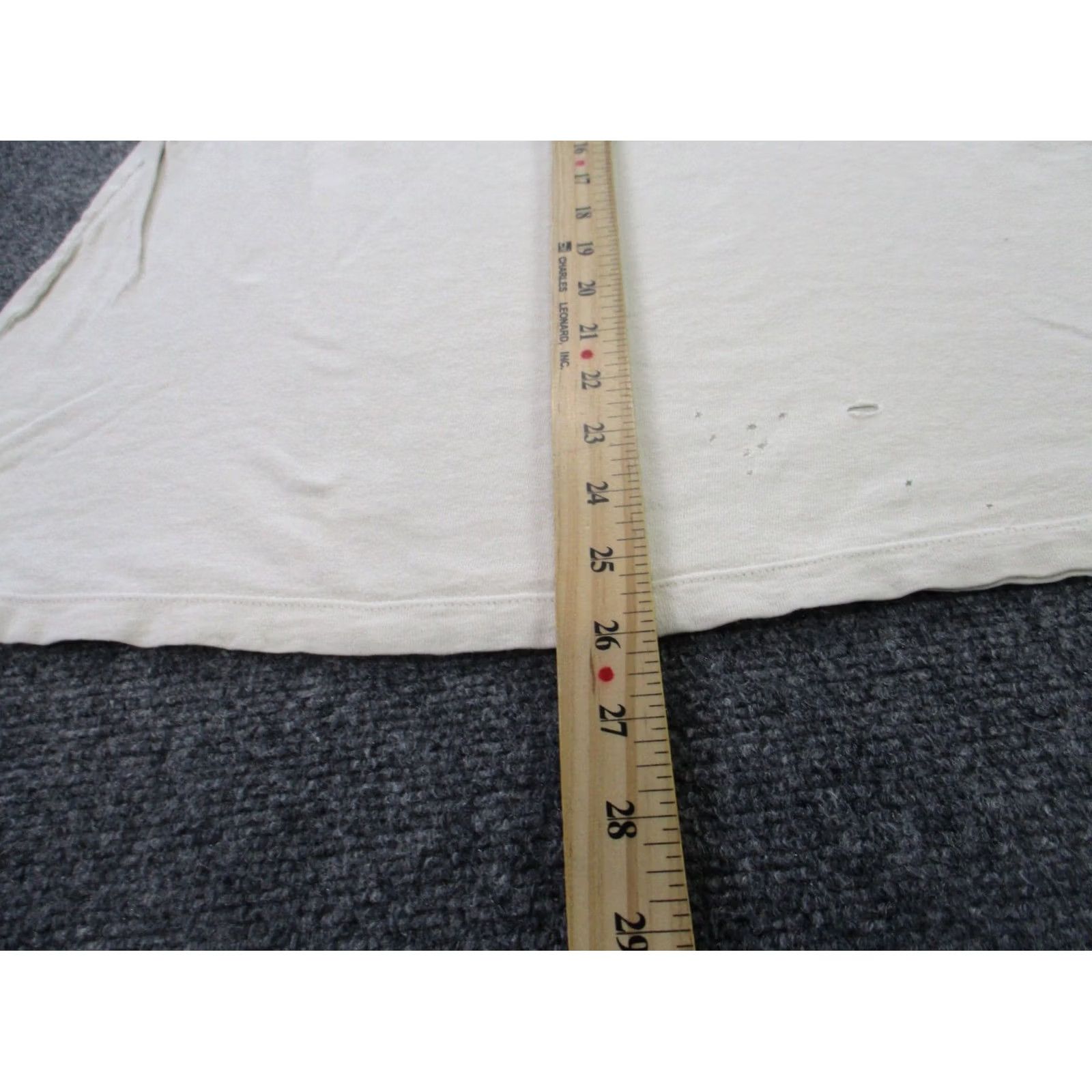 Imogene + Willie Imogene + Willie Shirt Women L White Distressed Casual Classic Lightweight Stretch Size L / US 10 / IT 46 - 4 Thumbnail