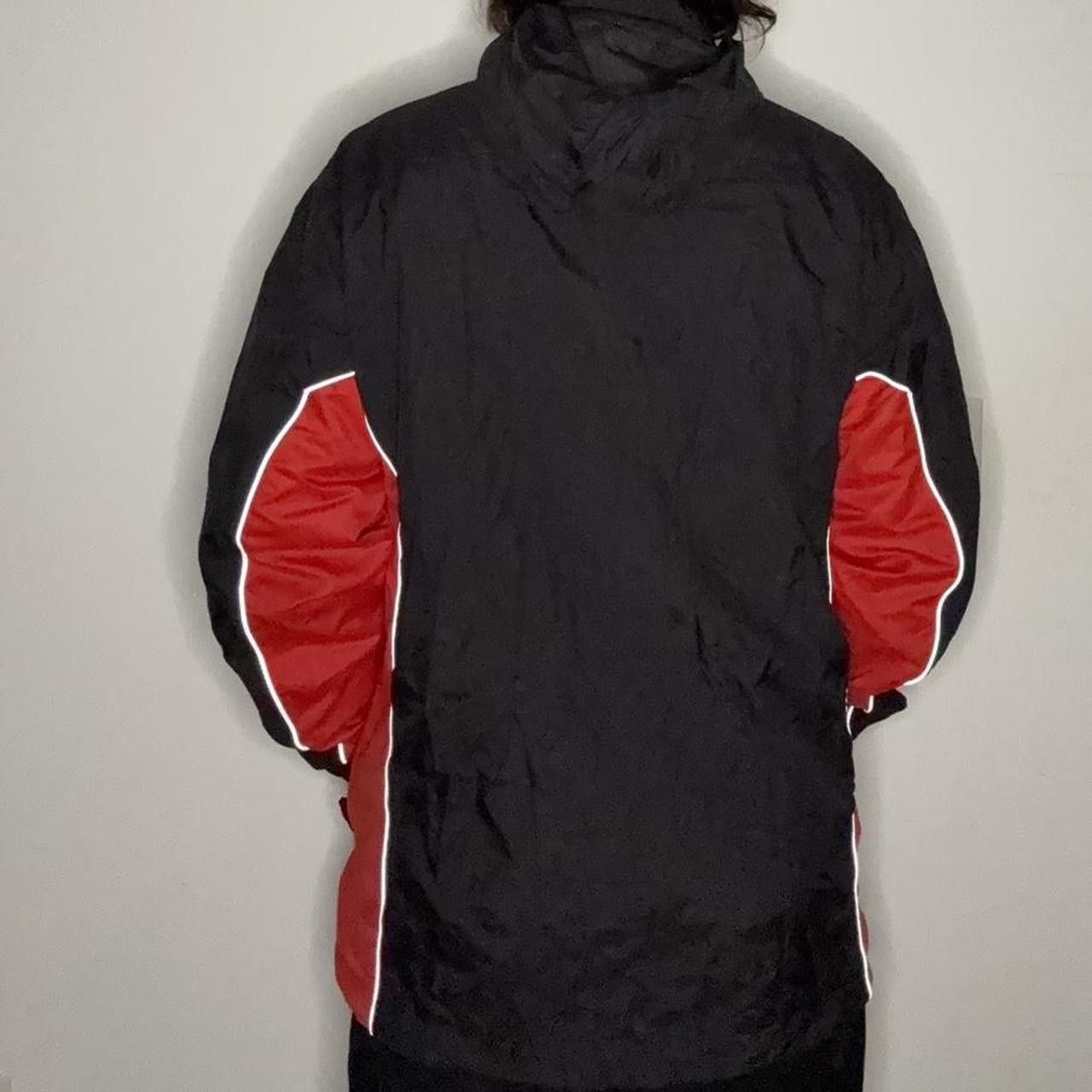 Fila Vintage FILA Snow Ski Red Black Striped Hooded Jacket Size US L / EU 52-54 / 3 - 2 Thumbnail