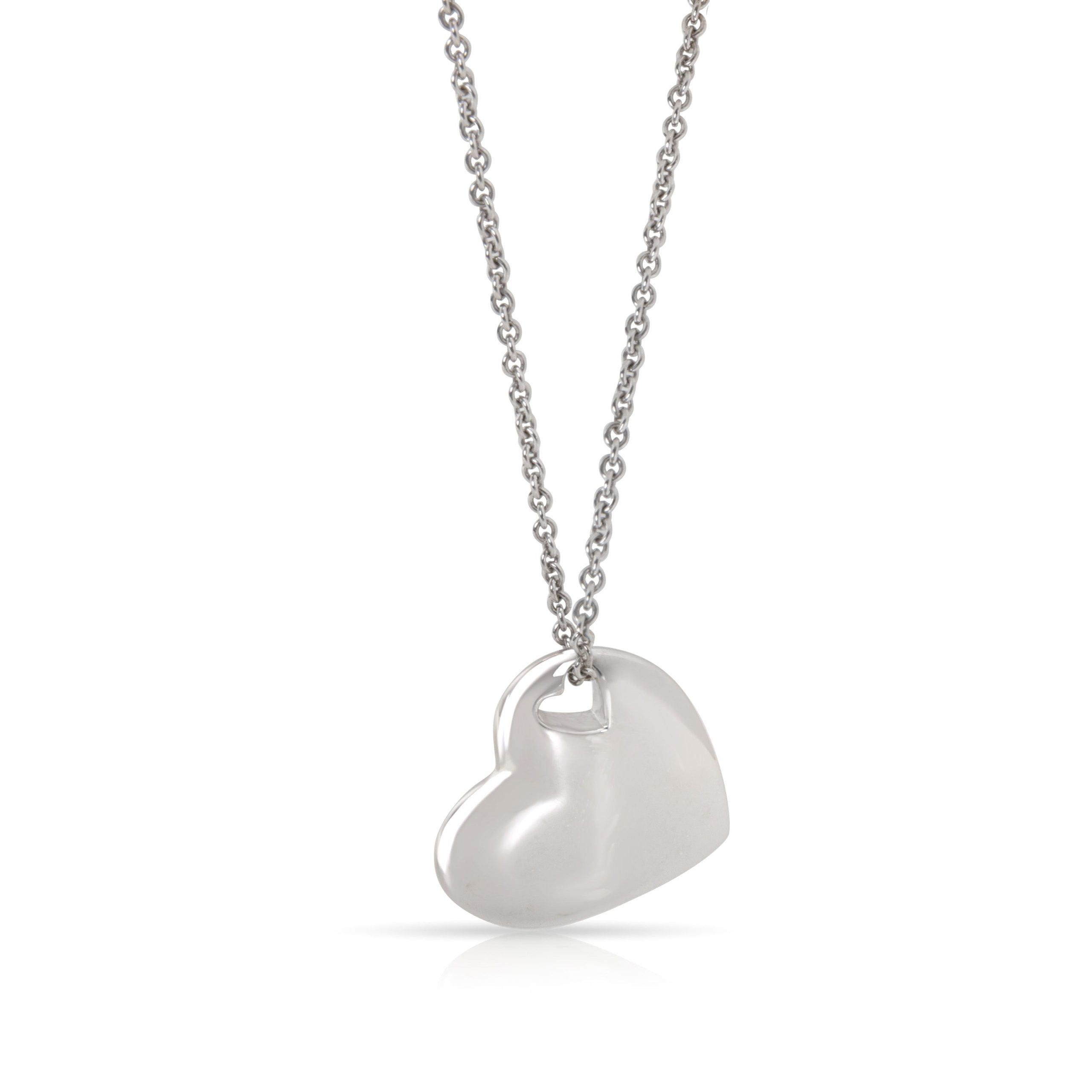 Tiffany & Co. Stencil Cutout Heart Pendant in Sterling Silver