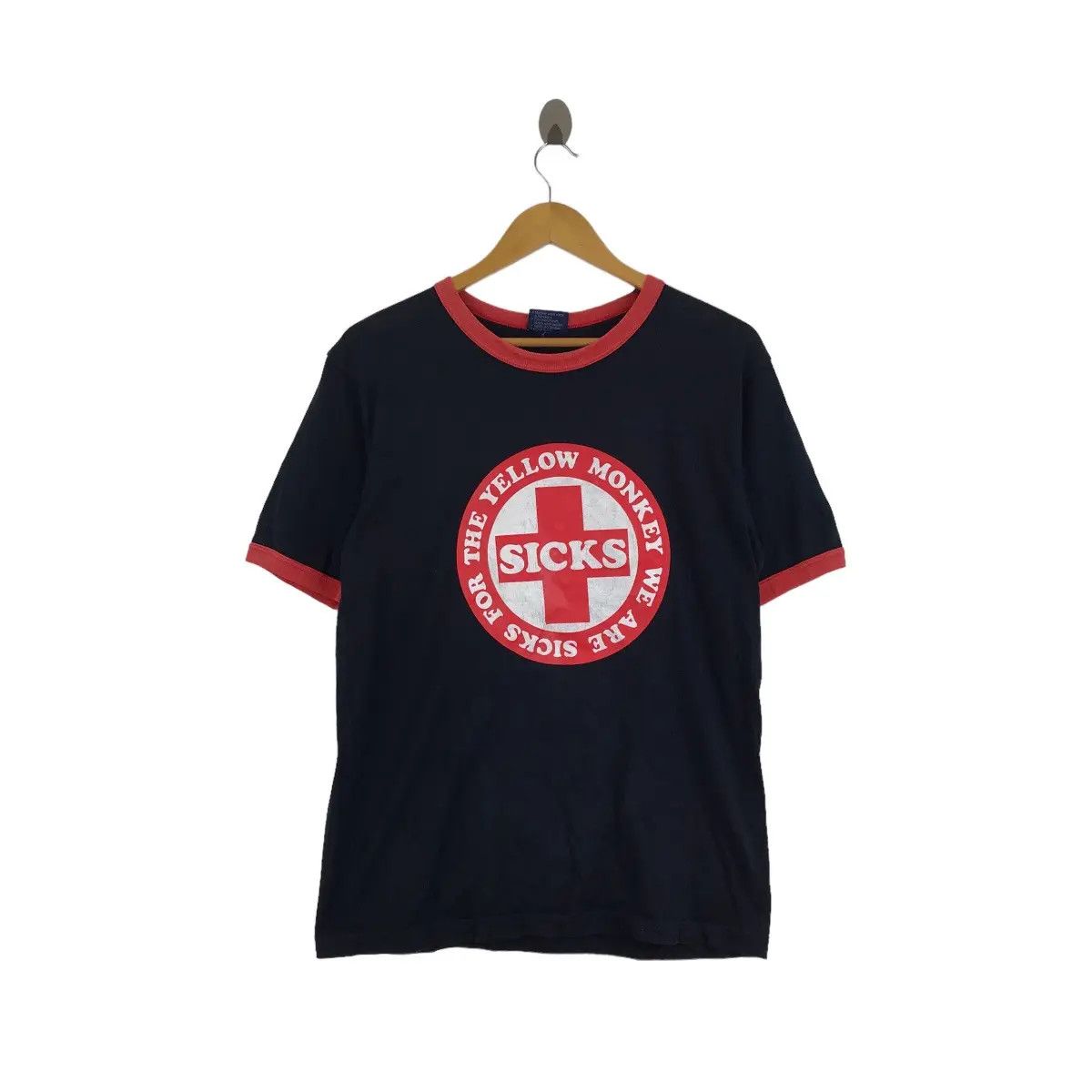 Band Tees Vtg THE YELLOW MONKEY Yemon Sicks Album Tee Shirt Japanese Size US S / EU 44-46 / 1 - 1 Thumbnail