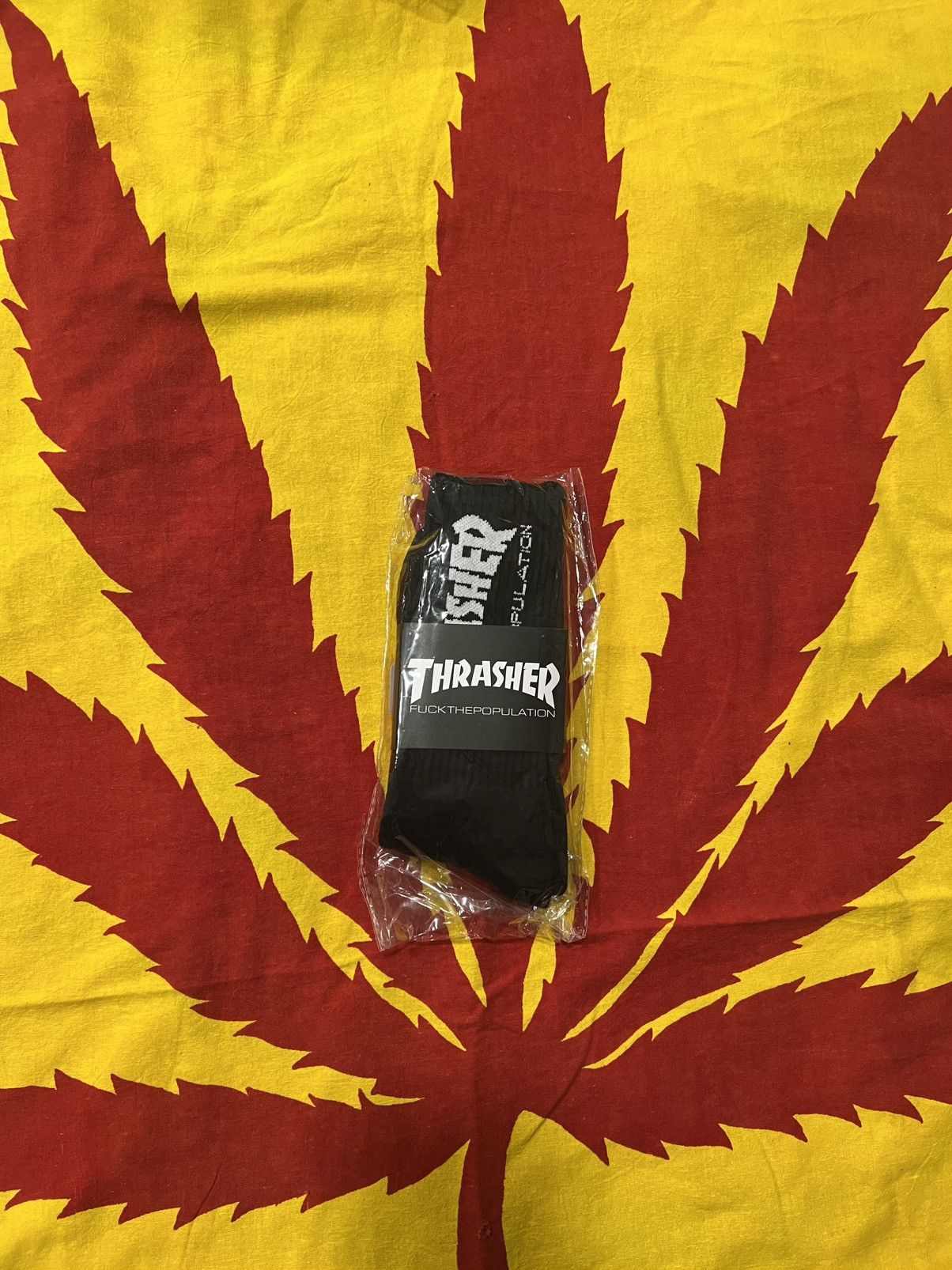Fuck The Population × Thrasher Ftp x thrasher logo socks Size ONE SIZE - 1 Thumbnail