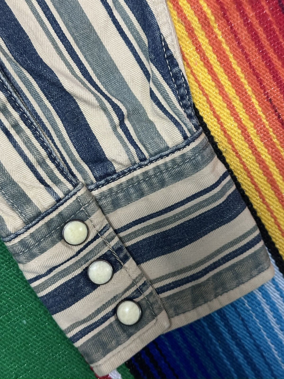 Vintage Western Flannel Stripe 45 RPM .