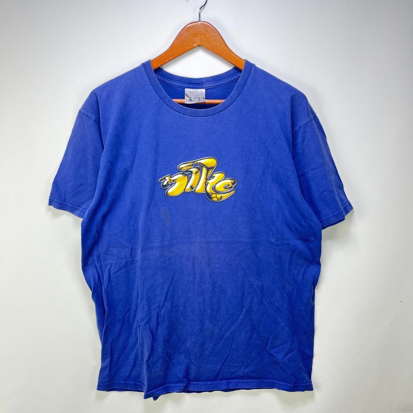 Nike Vintage Nike Bubble Letter Spellout Y2K T Shirt Medium Size US M / EU 48-50 / 2 - 1 Thumbnail
