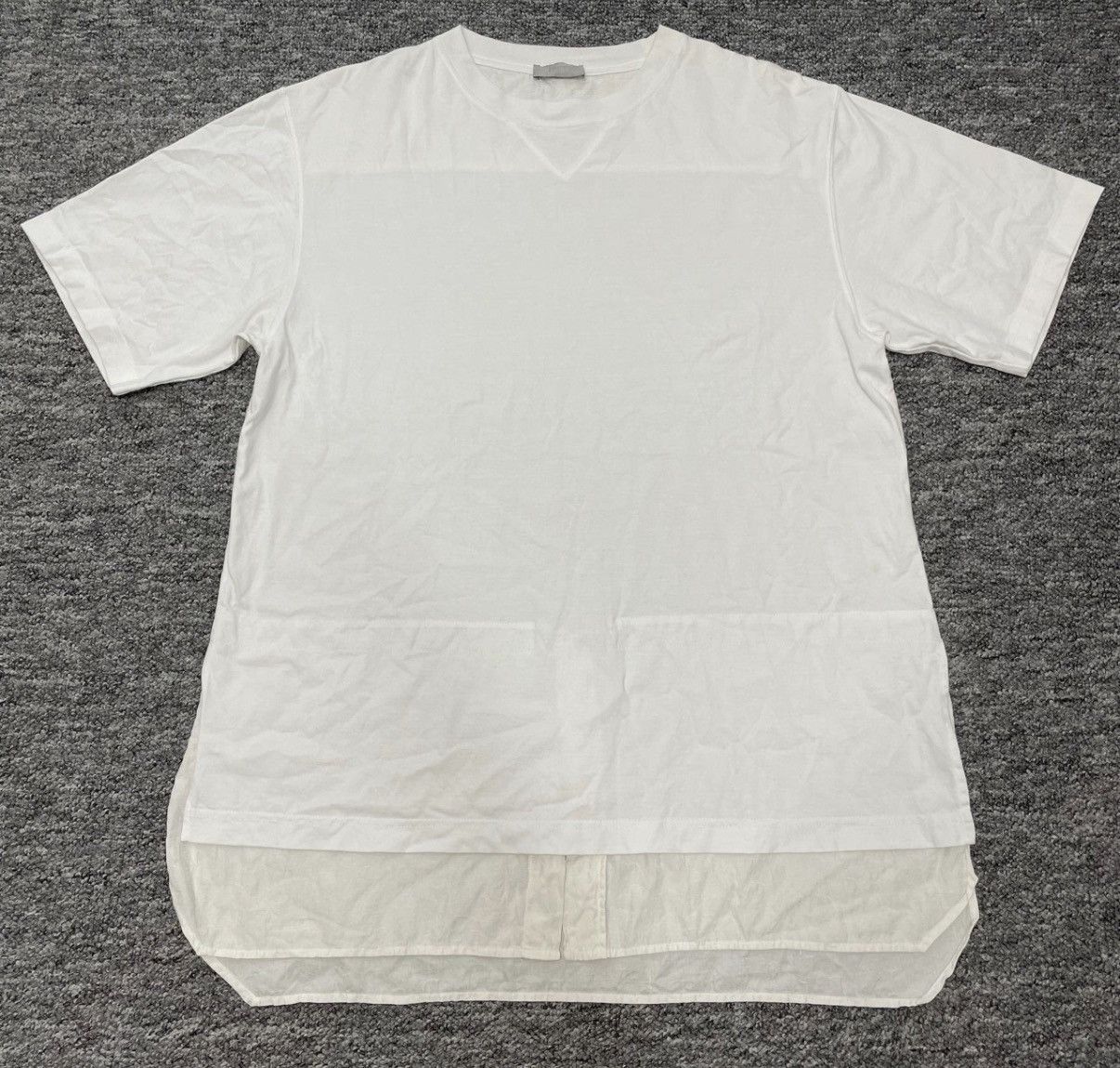 Dior White Short Sleeve Shirt with Front Pockets, Size L Size US L / EU 52-54 / 3 - 1 Thumbnail