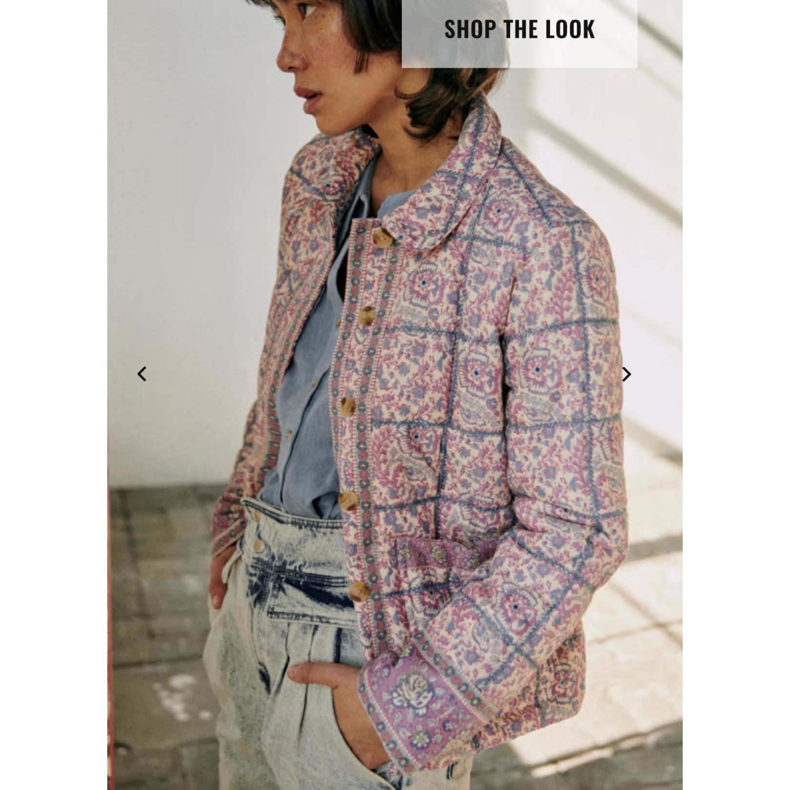 Sezane Sezane x Sea New York William jacket mixed Emilia SZ36US4 pu Size S / US 4 / IT 40 - 1 Thumbnail
