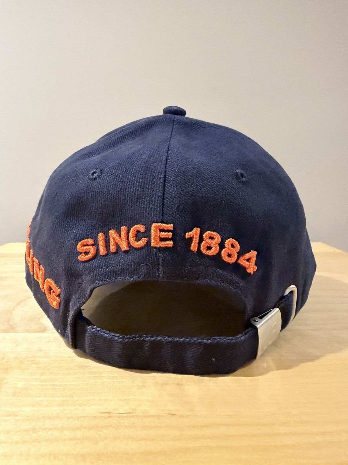 Breitling BREITLING navy and orange embroidered cap Size ONE SIZE - 5 Thumbnail