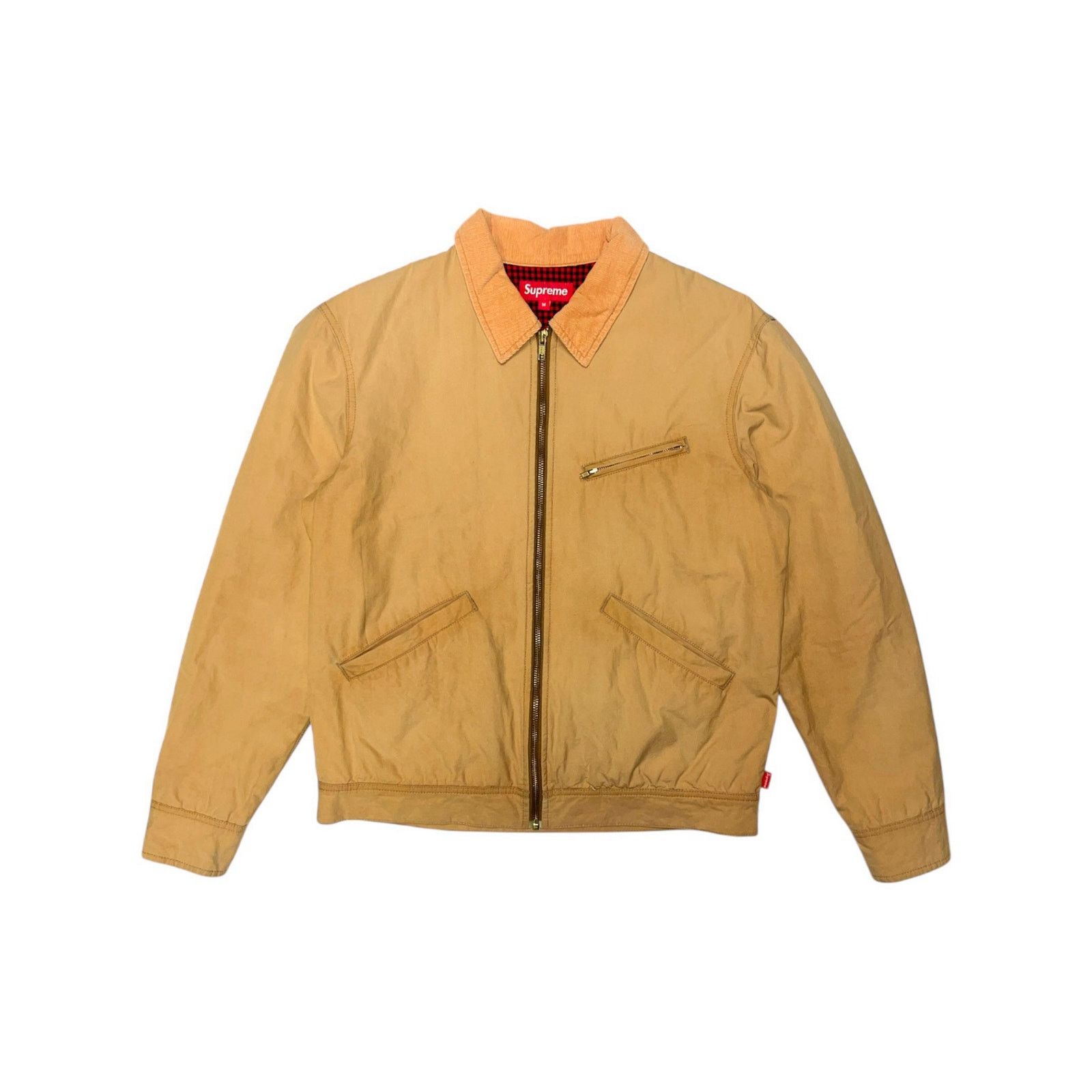 ジャケット・アウター SUPREME x THE BRITISH MILLERAIN JACKET M Supreme Supreme x British Millerain FW12 Waxed Cotton Work