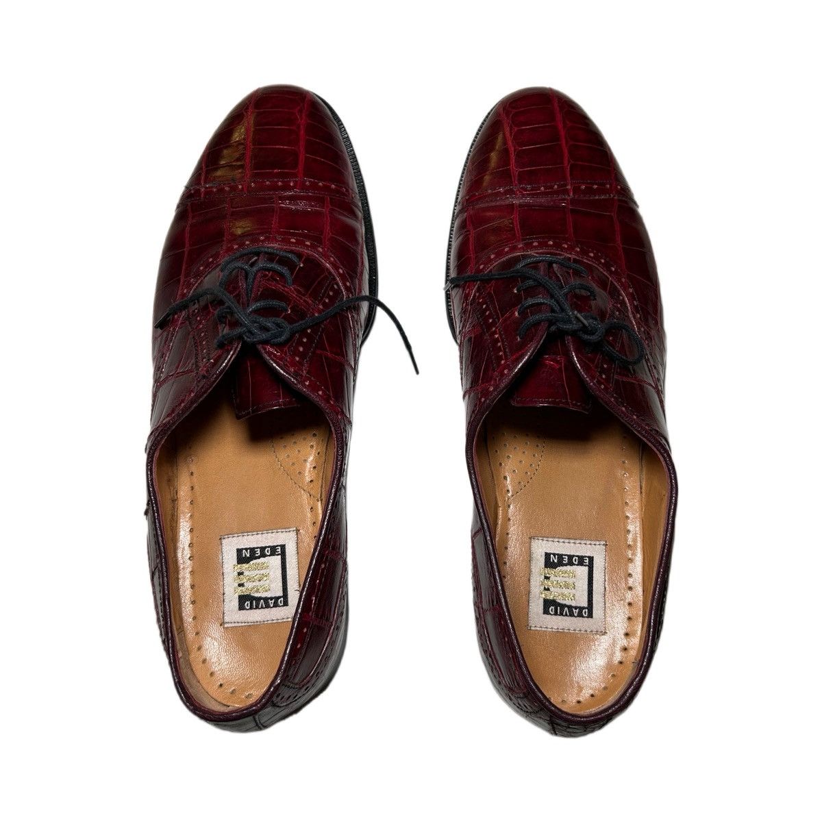 David Eden David Eden Men's Brown Alligator Leather Formal Shoes S 11 Size US 11 / EU 44 - 6 Thumbnail