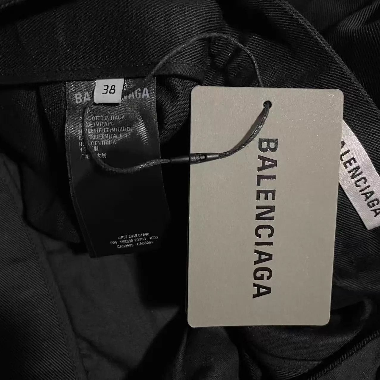 Balenciaga Balenciaga Black Nylon 8-Point Pants Size 38 Size 26" / US 2 / IT 38 - 4 Thumbnail