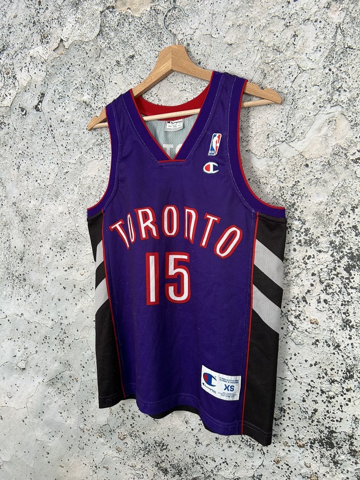 Champion Vintage Toronto Raptors Carter Champion NBA Jersey 90s Rare Size US XS / EU 42 / 0 - 3 Thumbnail