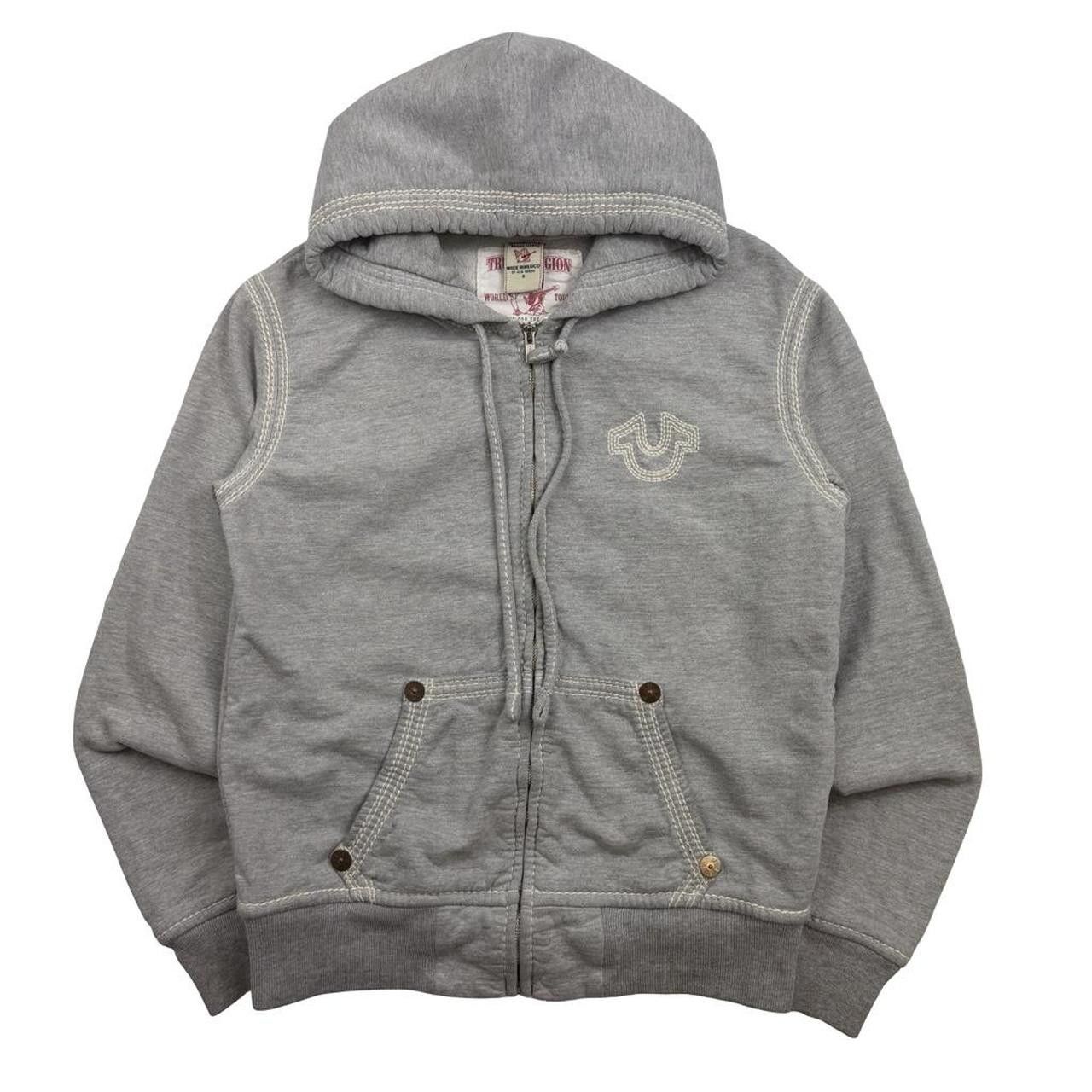 True Religion True Religion Triple Contrast Stitch Hoodie Gray - Small Size US S / EU 44-46 / 1 - 1 Thumbnail