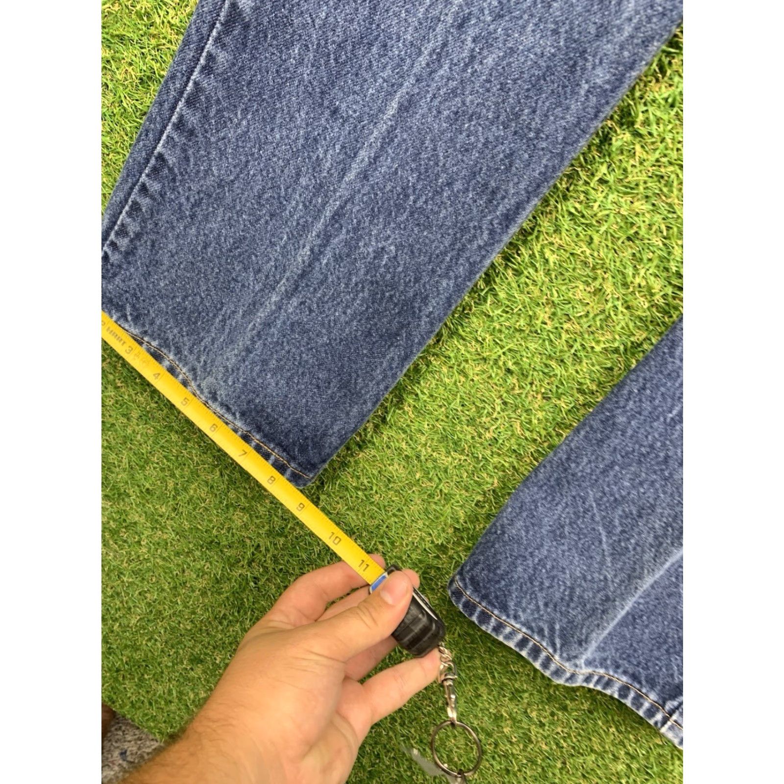 Levi's Levi's 515 Jeans Womens Regular Bootcut 8 Blue Denim 5-Pocket Mid Rise Zip Fly N/A Mens Girls Size 30" / US 8 / IT 44 - 4 Thumbnail