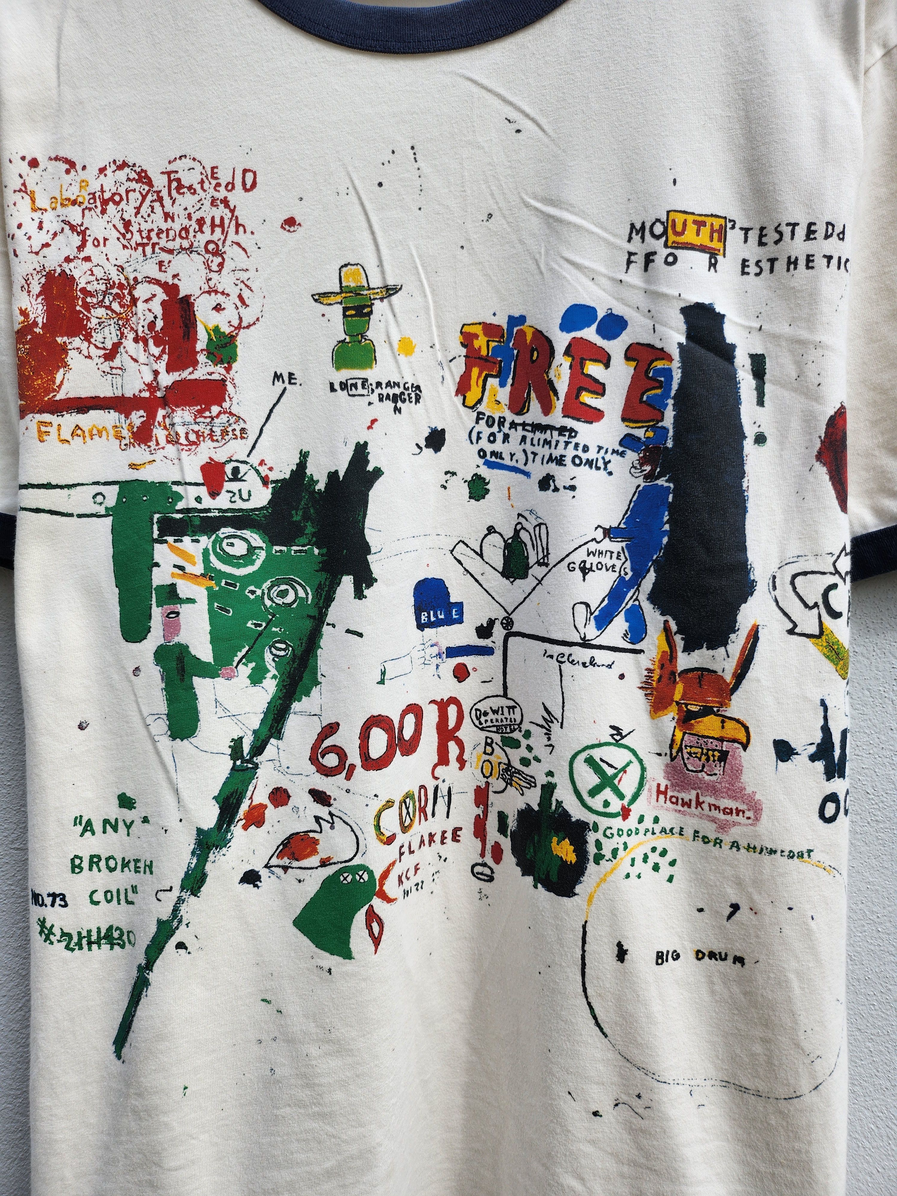 Japanese Brand 💥Pop Art By Jean Michel Basquiat Masterpiece Tee Size US XL / EU 56 / 4 - 3 Thumbnail