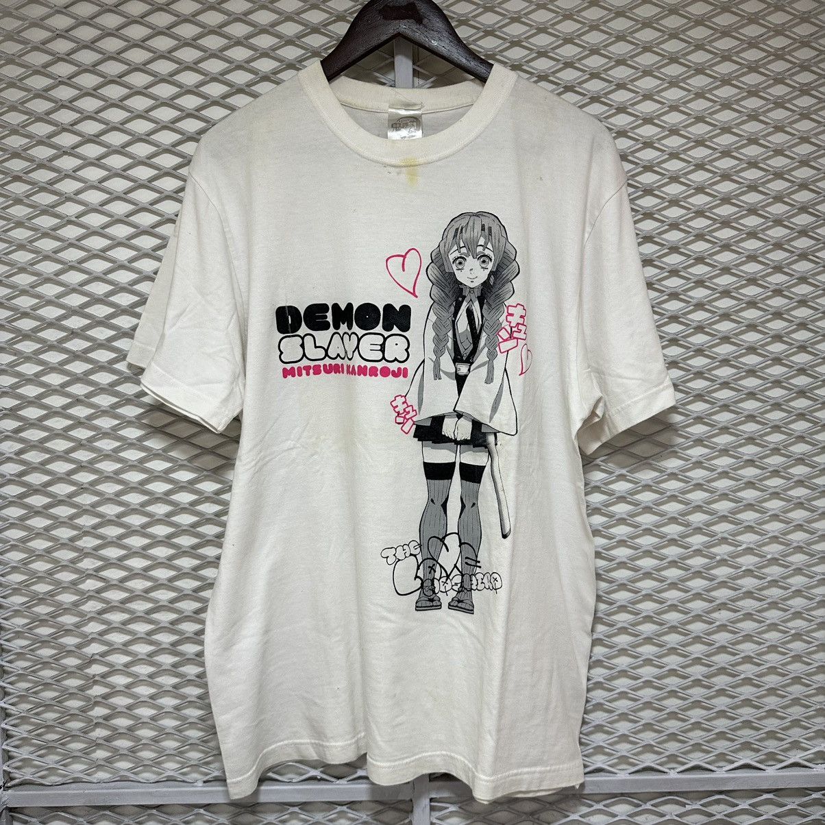 Anime RARE DEMON SLAYER "MITSURI KANROJI" WHITE TEE Size US XL / EU 56 / 4 - 1 Thumbnail