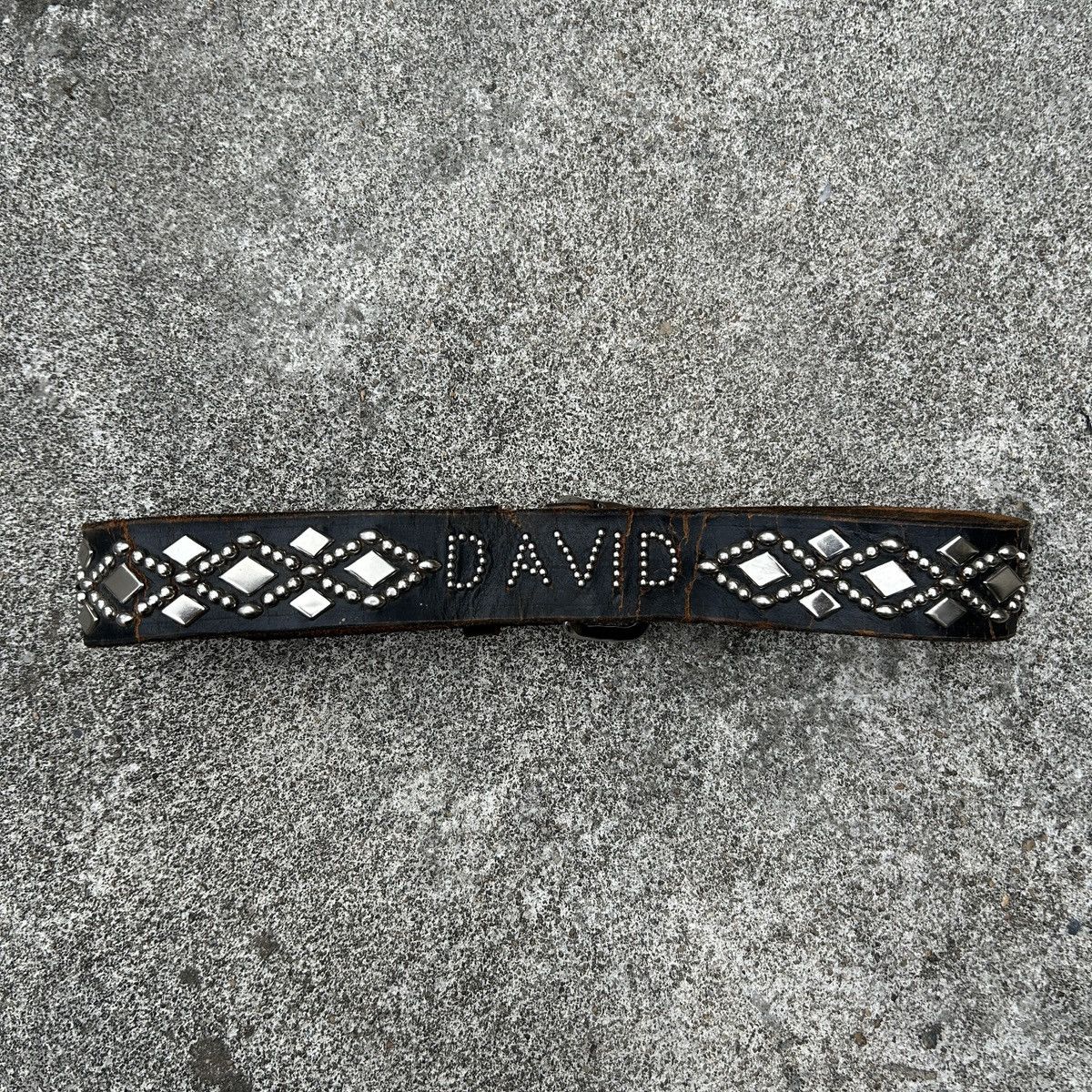Vintage Vintage studded leather belt Size ONE SIZE - 4 Thumbnail
