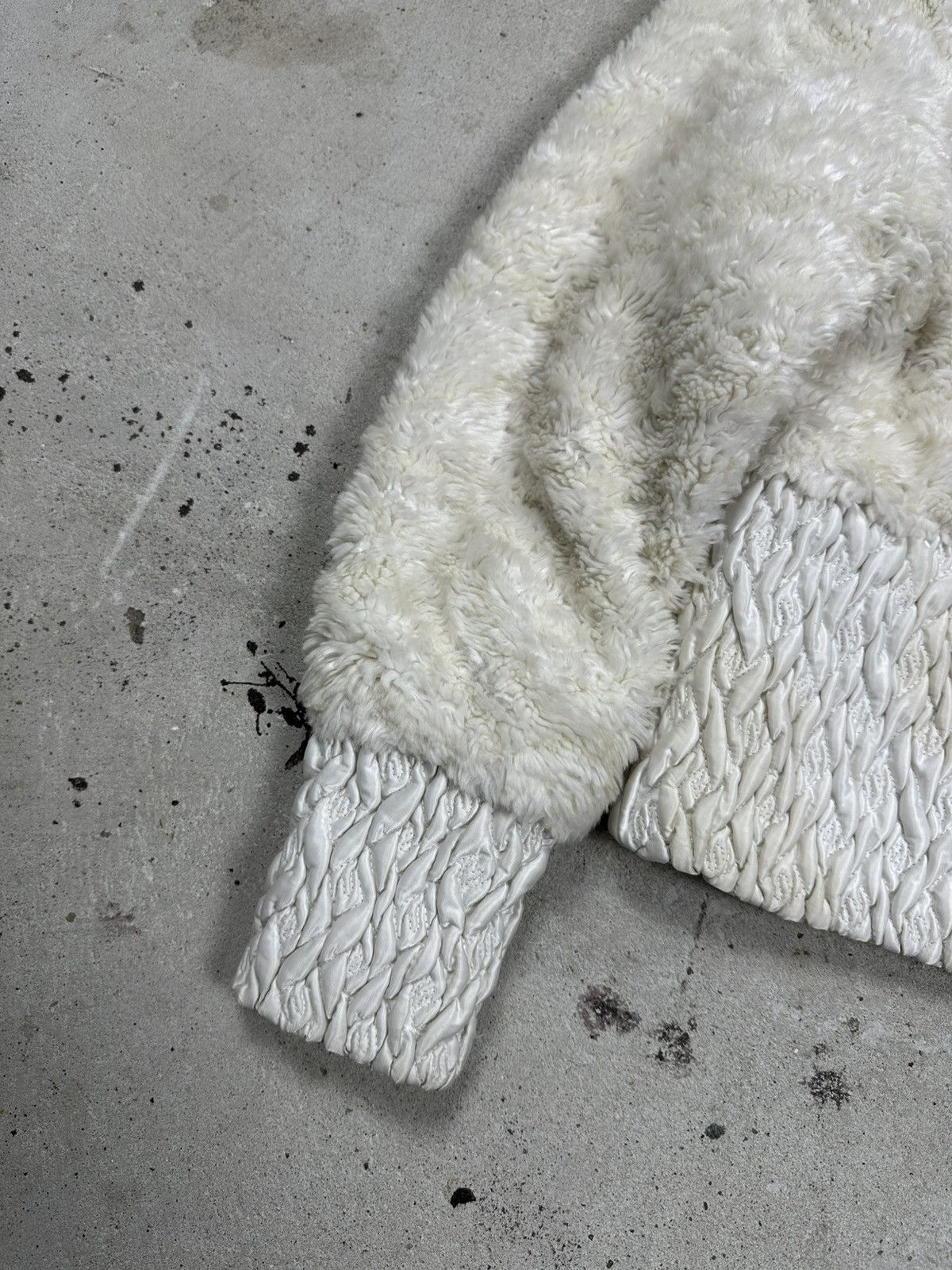 If Six Was Nine × Japanese Brand × Le Grande Bleu (L.G.B.) Vintage Y2K Faux Fur Beige Bomber Jacket Japanese Style Size US S / EU 44-46 / 1 - 3 Thumbnail