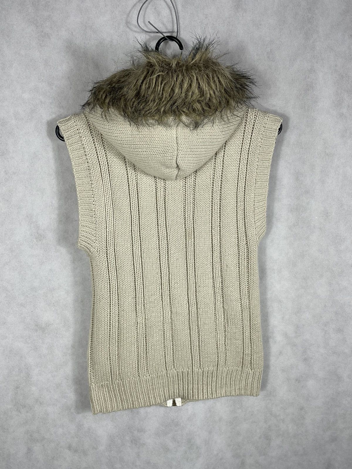 If Six Was Nine × Japanese Brand × Le Grande Bleu (L.G.B.) Vintage cable vest fur sleeveless sweater hoodie jumper zip Size US S / EU 44-46 / 1 - 7 Thumbnail