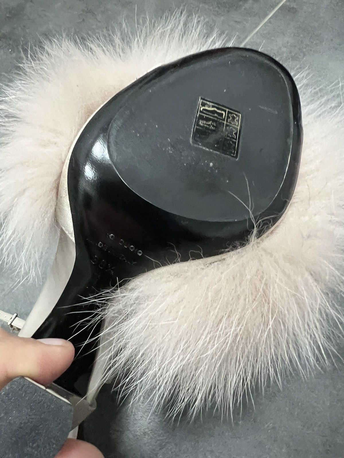 Alexander Wang Alexander Wang Iconic Rabbit fur Sandal Heels Size US 7.5 / IT 37.5 - 7 Thumbnail