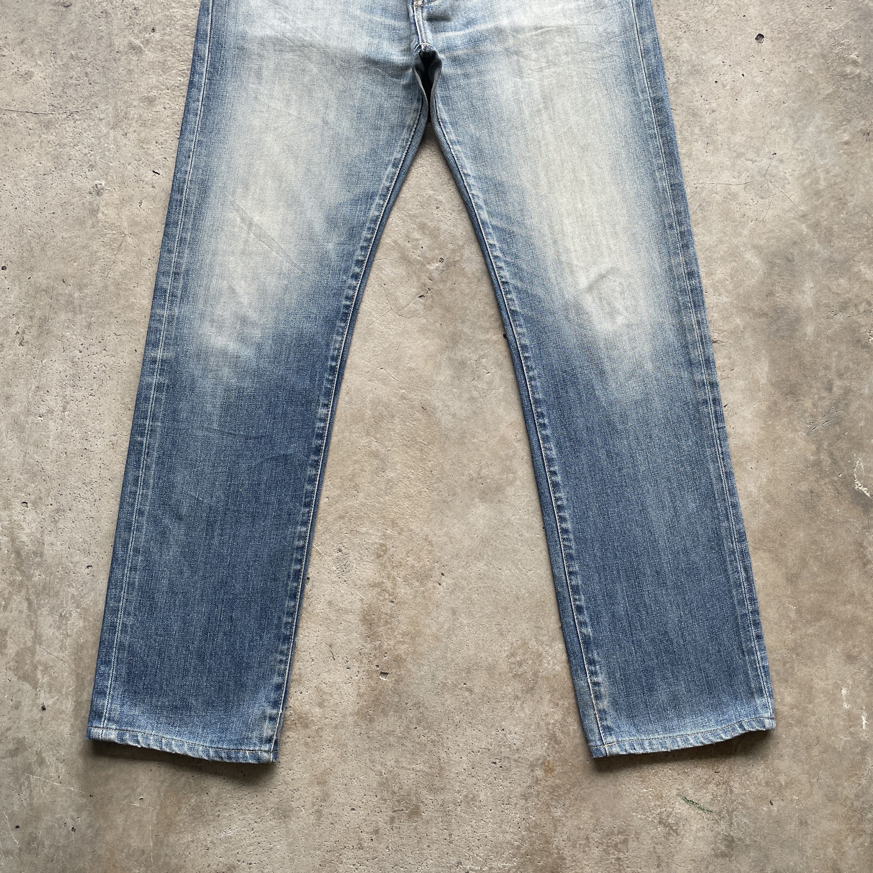 Faded Glory × Japanese Brand × Vintage VINTAGE JAPANESE FADED STONEWASH JEANS PANTS DENIM W33x31.5 Size US 33 - 4 Thumbnail