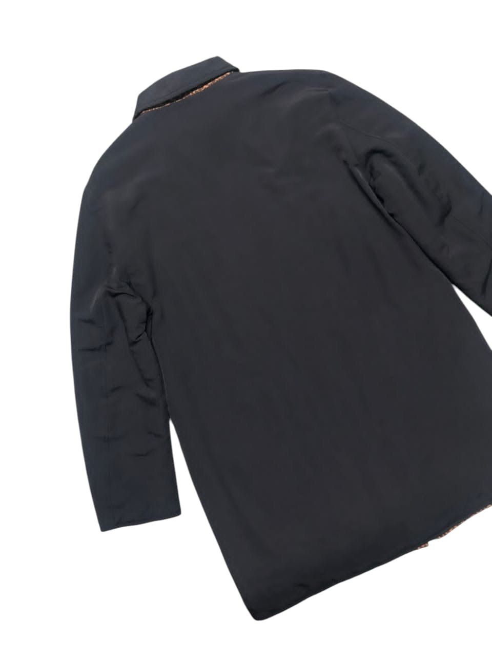 Bottega Veneta Vintage Bottega Veneta Rivesible TrenchCoat Leapord / Black Size US M / EU 48-50 / 2 - 12 Thumbnail