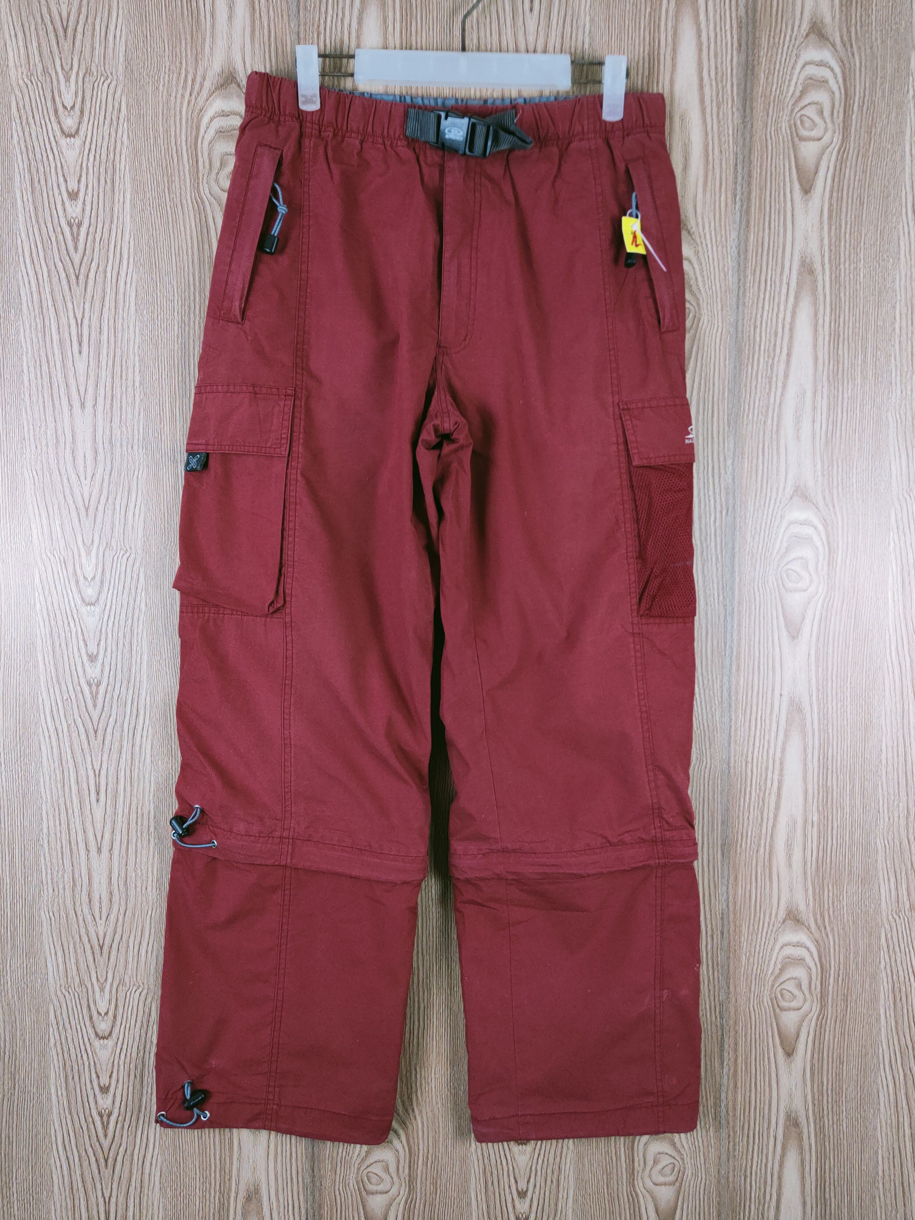 Japanese Brand Piko Red Multipocket sportwear surf Sweatpants #W391 Size US 31 - 1 Thumbnail