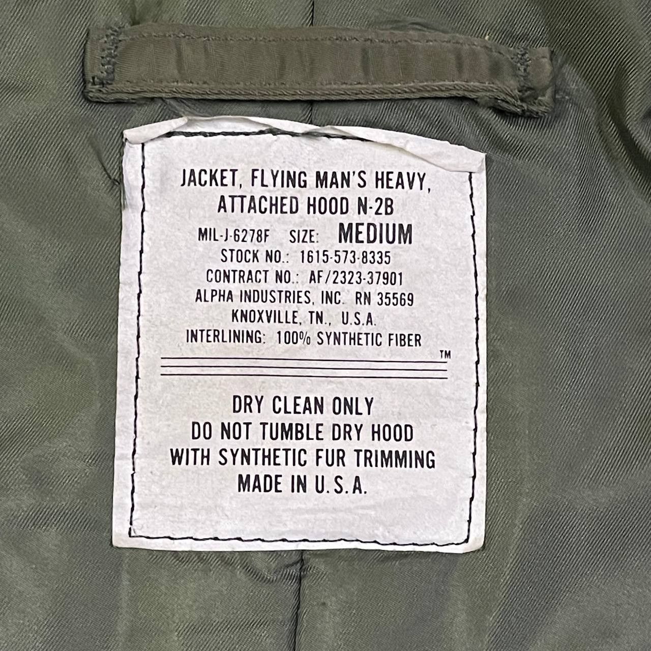 Alpha Industries Vintage Alpha Industries N2B Flying Bomber Jacket Size US M / EU 48-50 / 2 - 9 Thumbnail