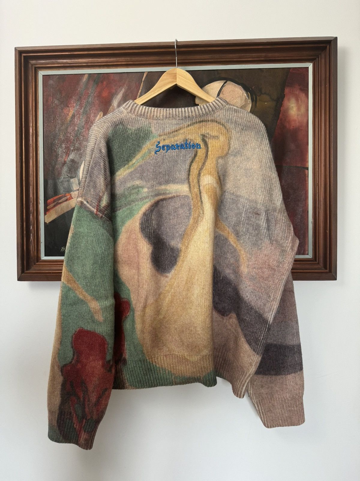 Acne Studios × Designer Acne Studios Munich Separation Sweater Knit Art Multicolor Size US M / EU 48-50 / 2 - 3 Thumbnail