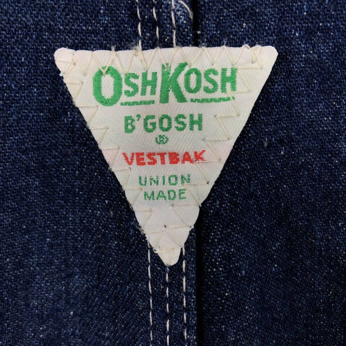 Oshkosh 🔥VINTAGE WORKER JUMPSUITS OVERALL OSHKOSH INDIGO DENIM Size US 32 / EU 48 - 14 Thumbnail