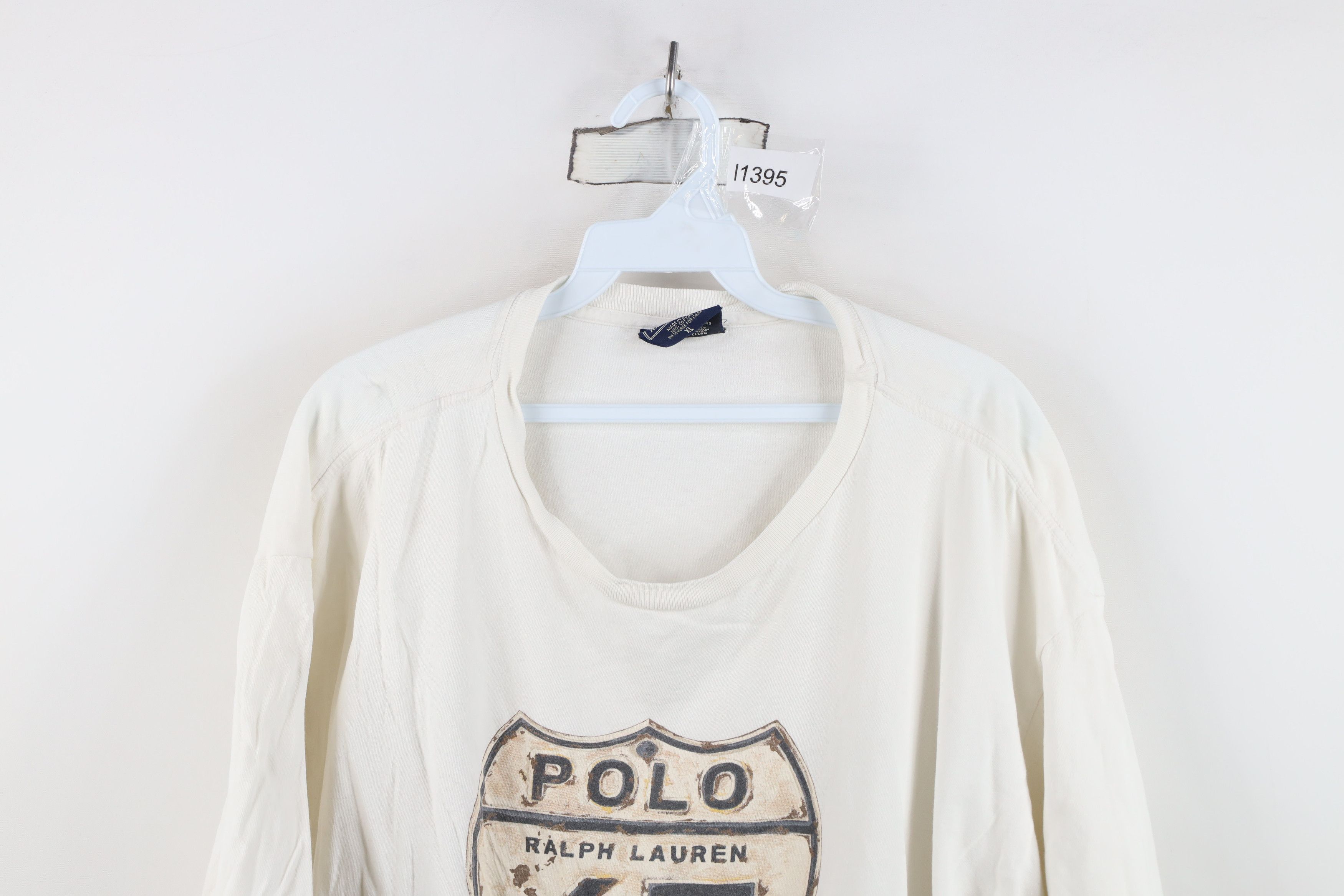 Ralph Lauren Vintage 90s Polo Sport Ralph Lauren Road Sign T-Shirt USA Size US XL / EU 56 / 4 - 2 Thumbnail