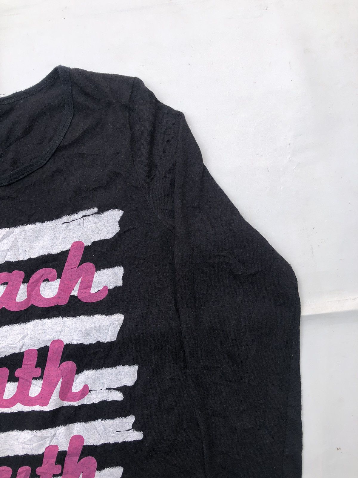 Hysteric Glamour JAPANESE POEM BEACH WITH SOUTH LONGSLEEVE TEE Size US M / EU 48-50 / 2 - 2 Thumbnail