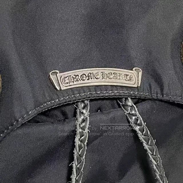 Chrome Hearts Chrome Hearts Black Silver Leather Backpack. Size ONE SIZE - 5 Thumbnail