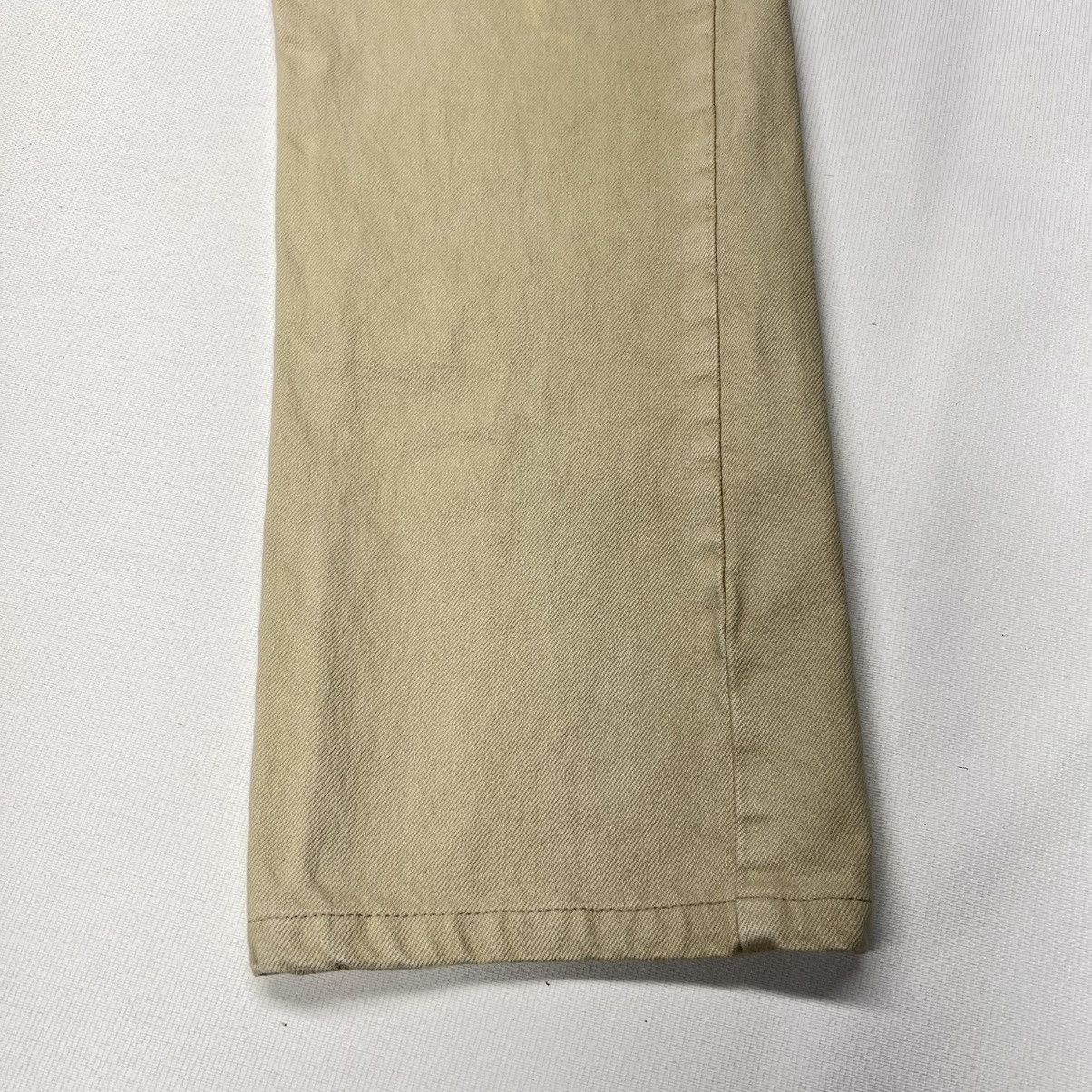 Levi's Levis 505 Jeans Regular Fit Straight Khaki Pants Denim Size US 33 - 2 Thumbnail
