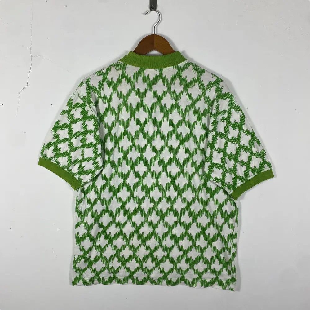 Mila Schon Vintage 90's MILA SCHON Uomo Full Print Polo Shirt Size US L / EU 52-54 / 3 - 4 Thumbnail