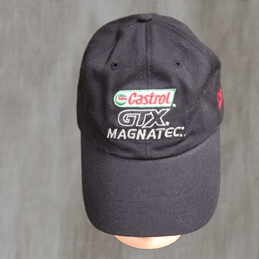 Nomad Nomad Hat Baseball Cap Adjustable Adults Unisex Black Canvas Racing Motorsports Casual 90s? Size ONE SIZE - 1 Thumbnail