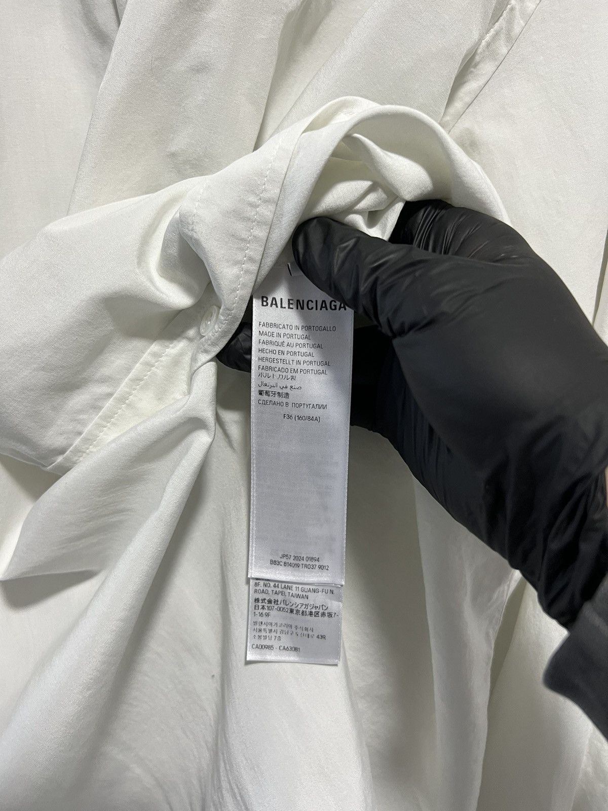Balenciaga Balenciaga Shirt White Size US L / EU 52-54 / 3 - 12 Thumbnail