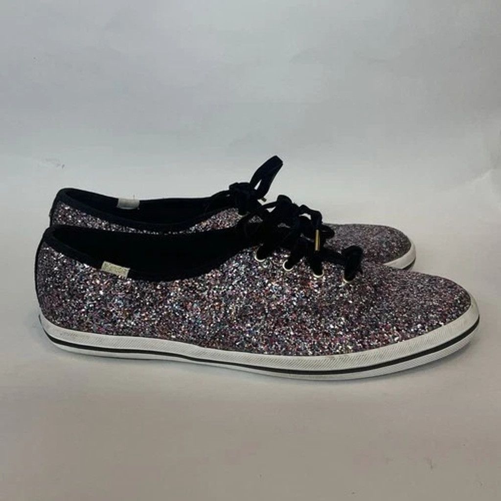 Kate Spade Kate Spade Keds Lace Up Champion Glitter Sneakers Women 10 Size US 10 / IT 40 - 9 Thumbnail