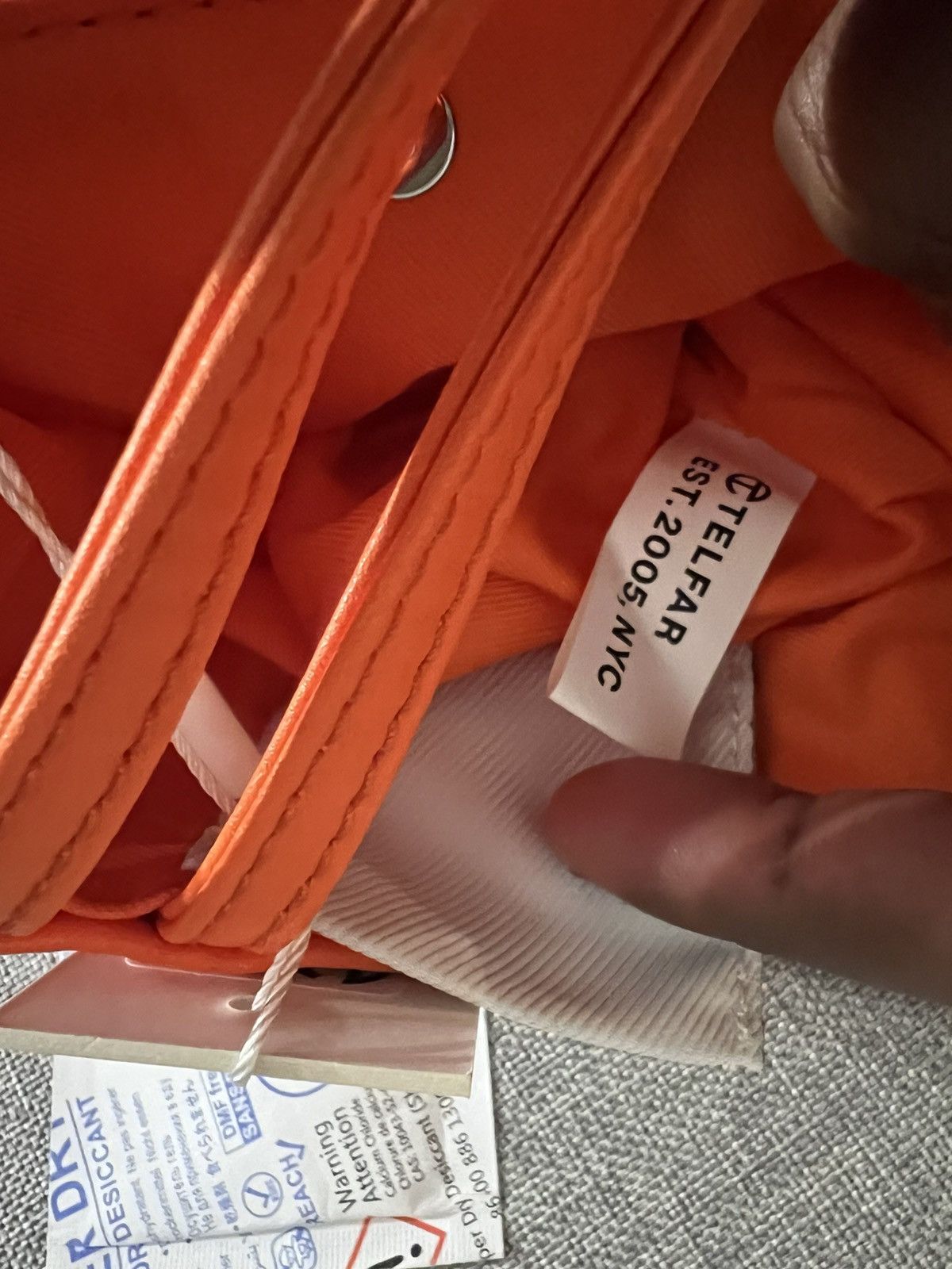 Telfar Telfar Shopping Bag Orange Size ONE SIZE - 7 Thumbnail