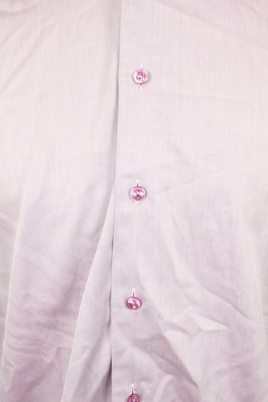 Eton Eton Contemporary Fit Shirt Sz 43 / 17 Purple Button Down Size US M / EU 48-50 / 2 - 4 Thumbnail