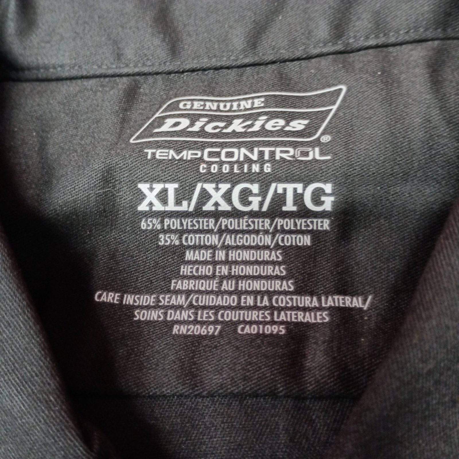 Dickies Dickies Work Shirt Men's Size XL Black Temp Control L/S New Size US XL / EU 56 / 4 - 4 Thumbnail