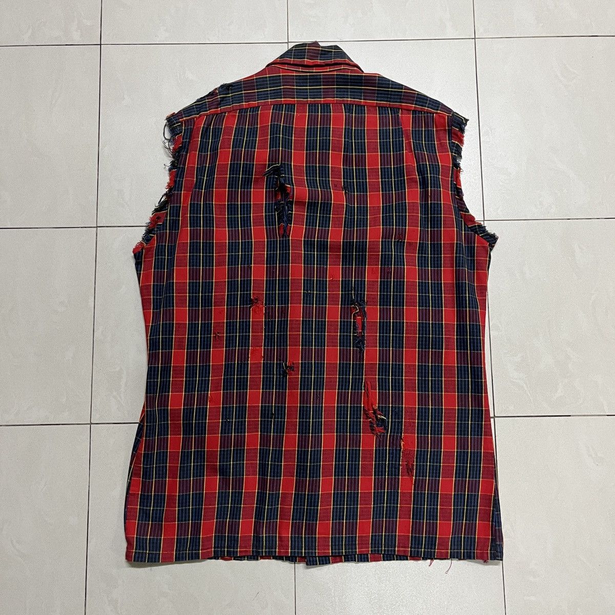 JCPenney Vintage Rare JC Penny Distressed Plaid Shirt Size US M / EU 48-50 / 2 - 8 Thumbnail